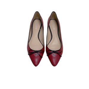 Coach Red Bow Flats